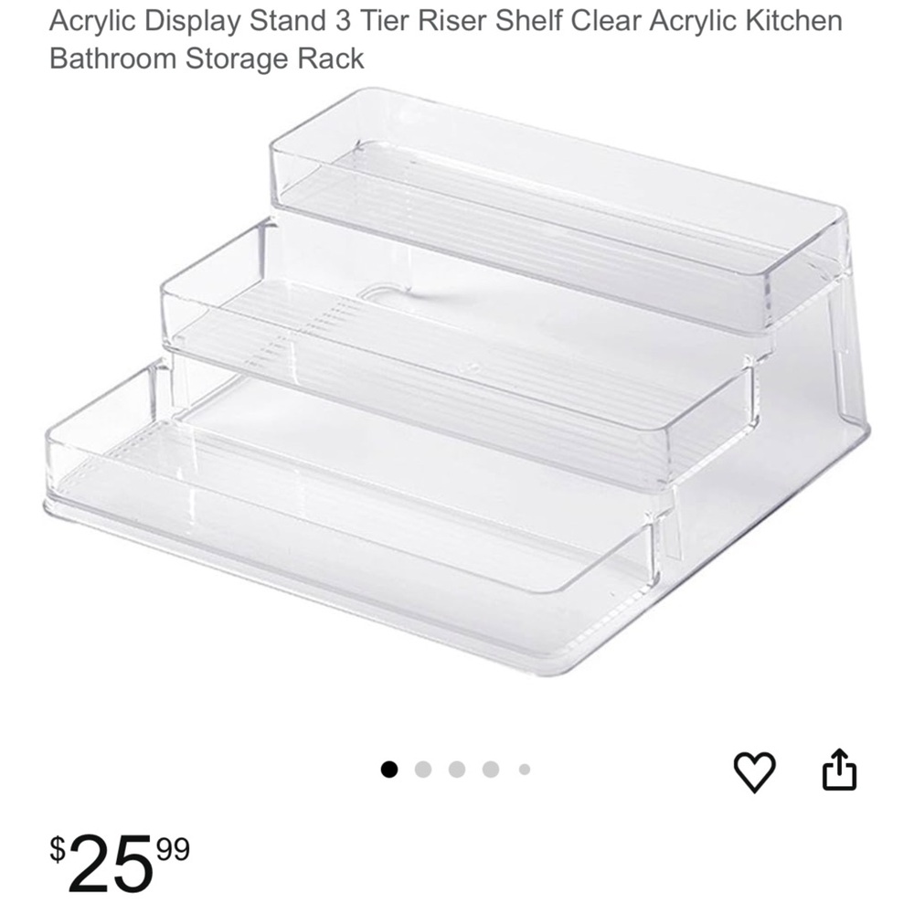 Acrylic Display Case / Organizing Storage Shelf - Picture 5 of 5